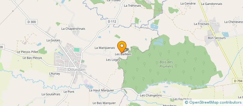 localisation de l'entreprise MADAME SOPHIE BEAUDOIN  DOURDAIN