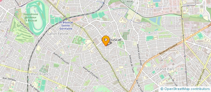 localisation de l'entreprise MADAME SOPHIE BEAUFOUR à LE BOUSCAT
