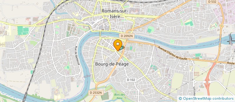 localisation de l'entreprise MADAME SOPHIE BEAUJARD à BOURG-DE-PEAGE