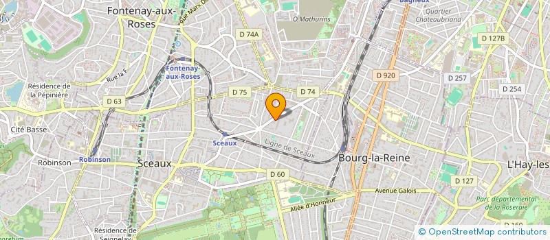 localisation de l'entreprise MADAME SOPHIE BEAUL à SCEAUX