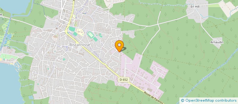 localisation de l'entreprise MADAME SOPHIE BEAULANDE  BISCARROSSE