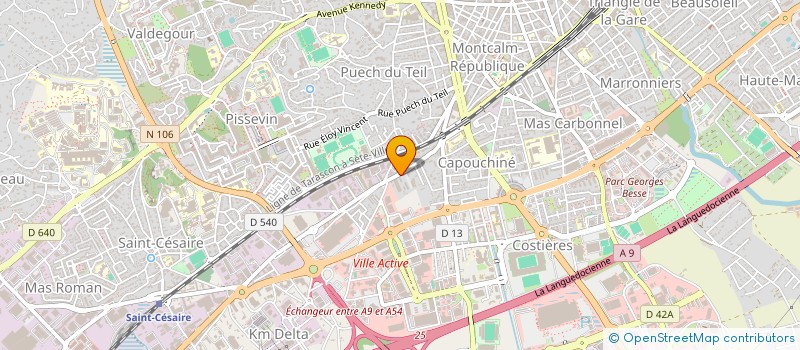 localisation de l'entreprise MADAME SOPHIE BEERNAERT  NIMES