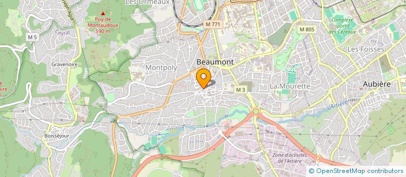 localisation de l'entreprise MADAME SOPHIE BEL  LEMPDES