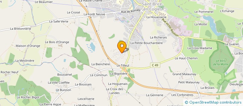 localisation de l'entreprise MADAME SOPHIE BELAN  MAEN ROCH