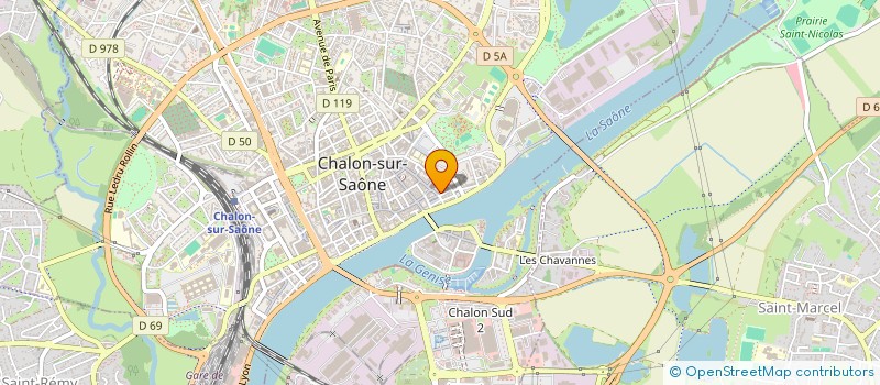 localisation de l'entreprise MADAME SOPHIE BELIARD à CHALON-SUR-SAONE