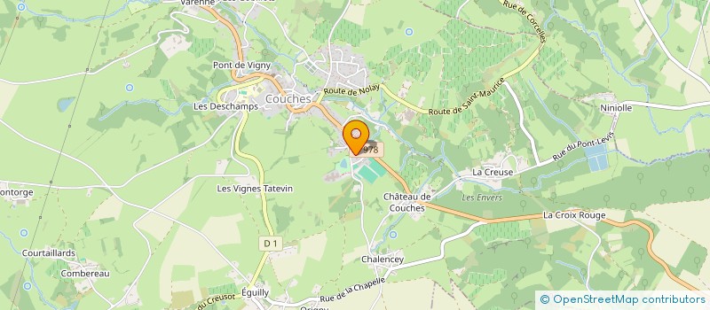 localisation de l'entreprise MADAME SOPHIE BELLAVOINE  COUCHES