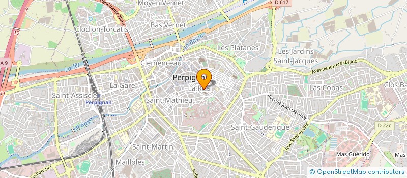 localisation de l'entreprise MADAME SOPHIE BELLAVOINE  PERPIGNAN