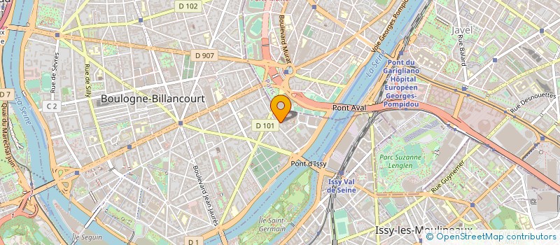 localisation de l'entreprise MADAME SOPHIE BELLENGER à BOULOGNE-BILLANCOURT