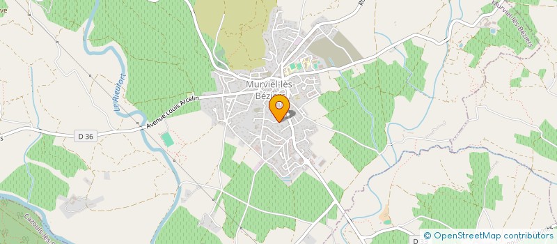 localisation de l'entreprise MADAME SOPHIE BELLIER  MURVIEL-LES-BEZIERS