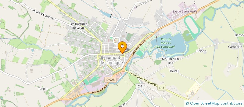 localisation de l'entreprise MADAME SOPHIE BELLIO  BEAUMONT-DE-LOMAGNE