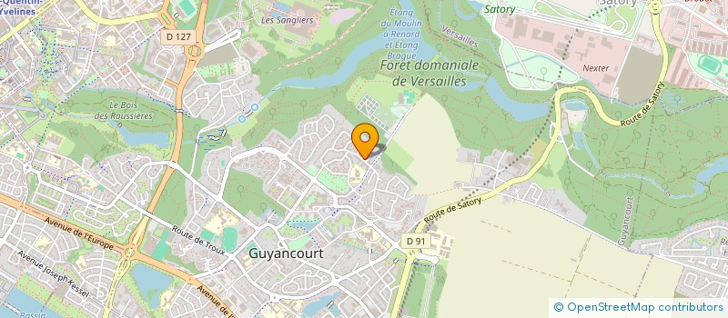 localisation de l'entreprise MADAME SOPHIE BENABI  GUYANCOURT