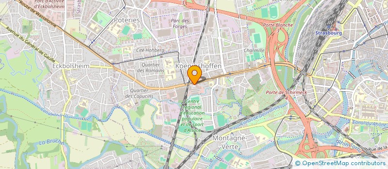 localisation de l'entreprise MADAME SOPHIE BENARD  STRASBOURG