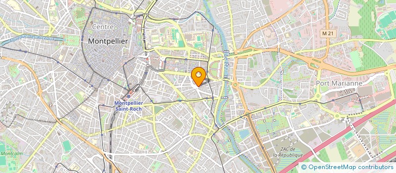 localisation de l'entreprise MADAME SOPHIE BENAZET à MONTPELLIER