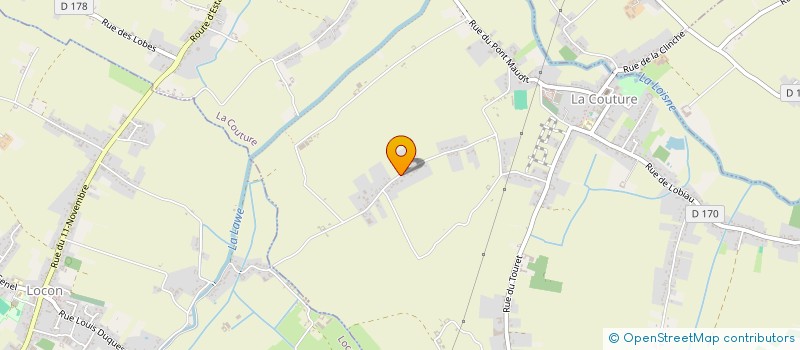 localisation de l'entreprise MADAME SOPHIE BENDIER  LA COUTURE