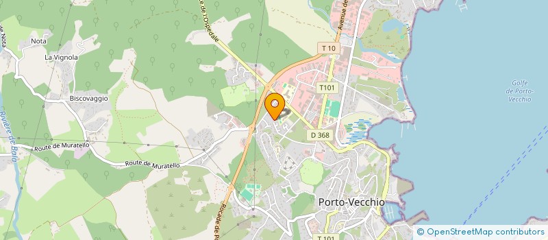 localisation de l'entreprise MADAME SOPHIE BENDJELID à PORTO-VECCHIO