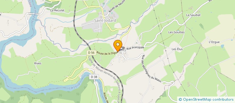 localisation de l'entreprise MADAME SOPHIE BENECY  PINAY