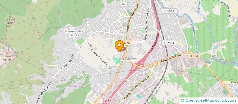 localisation de l'entreprise MADAME SOPHIE BENHAIM à LA FARLEDE