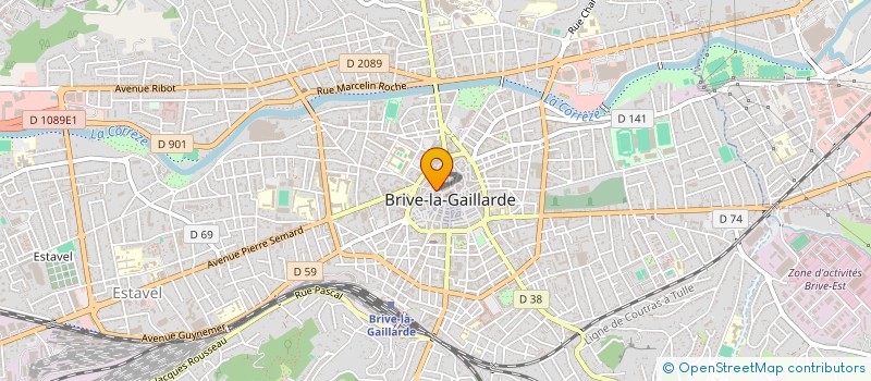 localisation de l'entreprise MADAME SOPHIE BENOIT à BRIVE-LA-GAILLARDE
