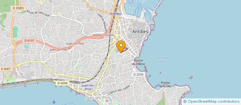 localisation de l'entreprise MADAME SOPHIE BENOIT à ANTIBES