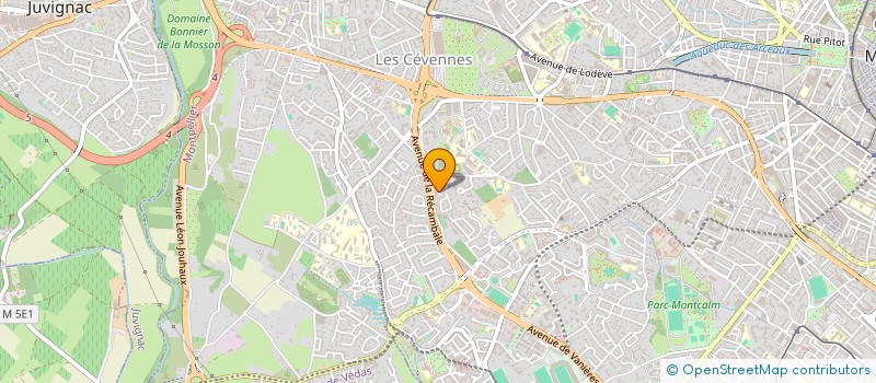 localisation de l'entreprise MADAME SOPHIE BENOIT à MONTPELLIER