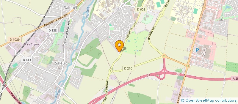 localisation de l'entreprise MADAME SOPHIE BENOIT  SALOUEL