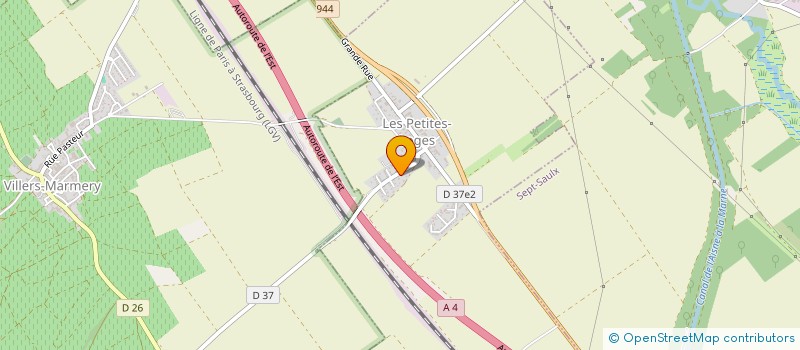 localisation de l'entreprise MADAME SOPHIE BENOIT  LES PETITES-LOGES