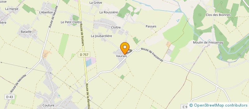 localisation de l'entreprise MADAME SOPHIE BERCY  SAINT-MARTIN-LA-PALLU