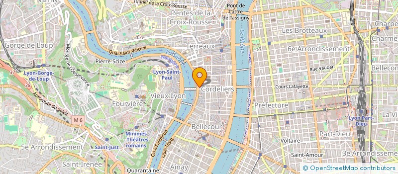 localisation de l'entreprise MADAME SOPHIE BERGER  LYON