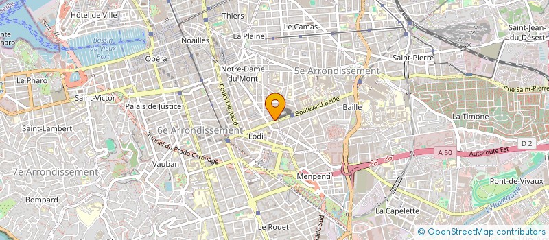 localisation de l'entreprise MADAME SOPHIE BERGIER à MARSEILLE