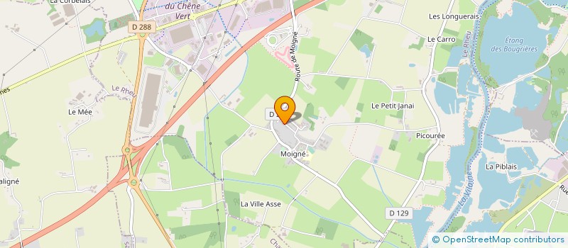 localisation de l'entreprise MADAME SOPHIE BERMEJO  LE RHEU