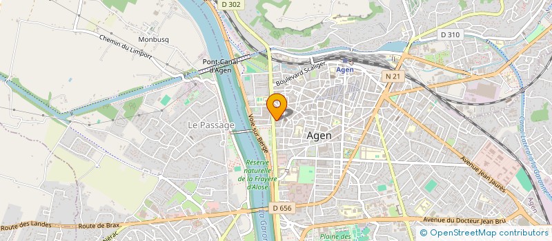 localisation de l'entreprise MADAME SOPHIE BERNABEU  AGEN