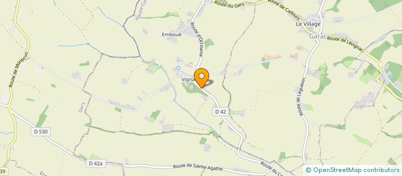 localisation de l'entreprise MADAME SOPHIE BERNADAS  VIGNAUX