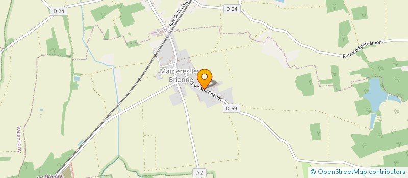 localisation de l'entreprise MADAME SOPHIE BERNANOCE  MAIZIERES-LES-BRIENNE