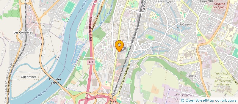 localisation de l'entreprise MADAME SOPHIE BERNARD  VALENCE