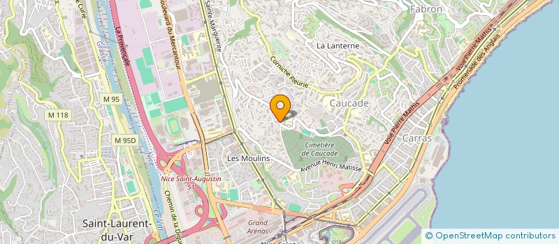 localisation de l'entreprise MADAME SOPHIE BERNARD à NICE