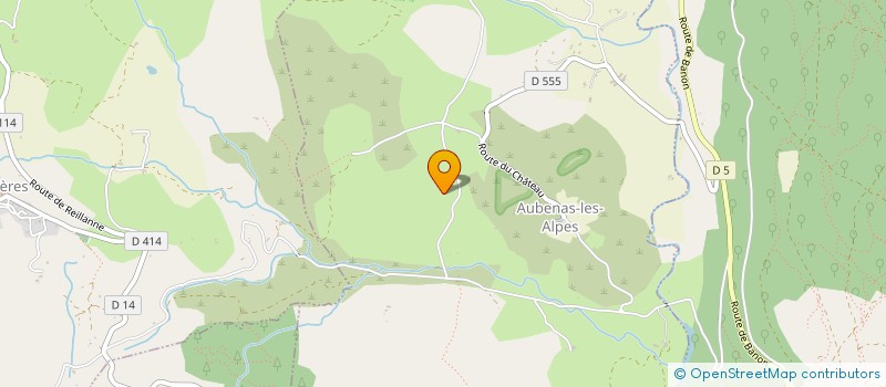 localisation de l'entreprise MADAME SOPHIE BERNARD  AUBENAS-LES-ALPES