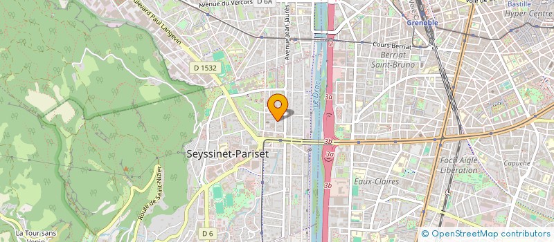 localisation de l'entreprise MADAME SOPHIE BERNARD  GRENOBLE