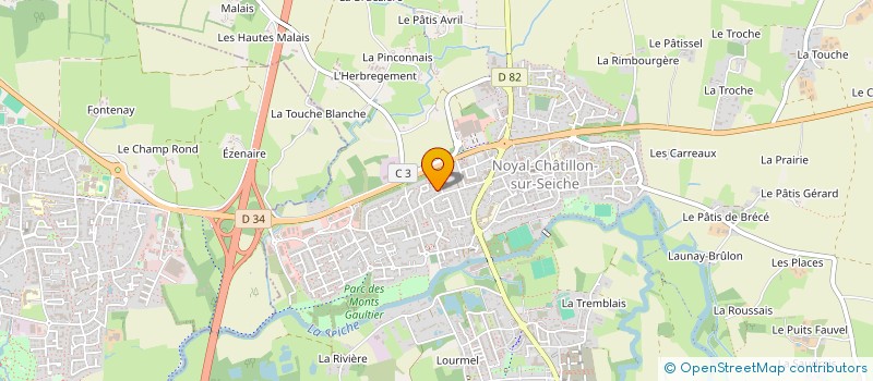 localisation de l'entreprise MADAME SOPHIE BERNARDIN  RENNES