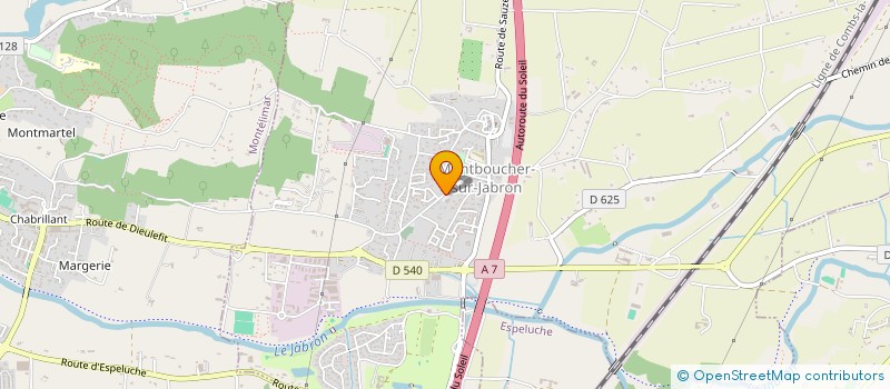 localisation de l'entreprise MADAME SOPHIE BERNASCONI  MONTBOUCHER-SUR-JABRON