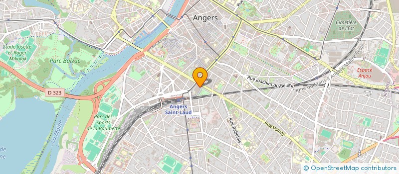 localisation de l'entreprise MADAME SOPHIE BERTAUD à ANGERS