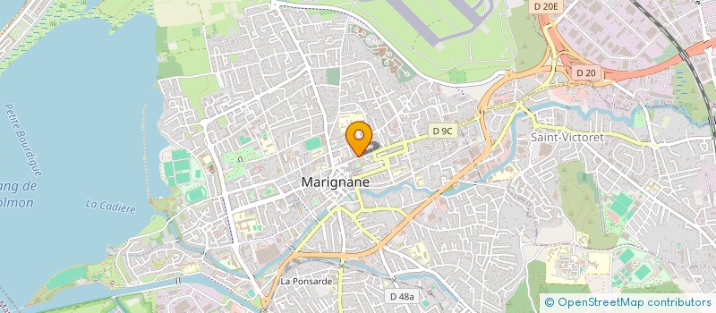 localisation de l'entreprise MADAME SOPHIE BERTHO à MARIGNANE