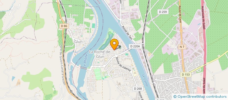 localisation de l'entreprise MADAME SOPHIE BERTOLA  SOYONS