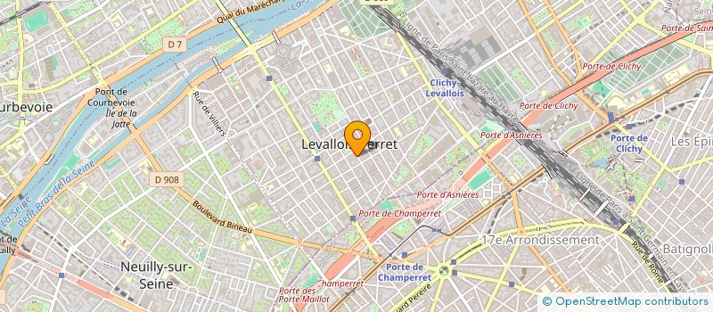 localisation de l'entreprise MADAME SOPHIE BERTRAND à LEVALLOIS-PERRET