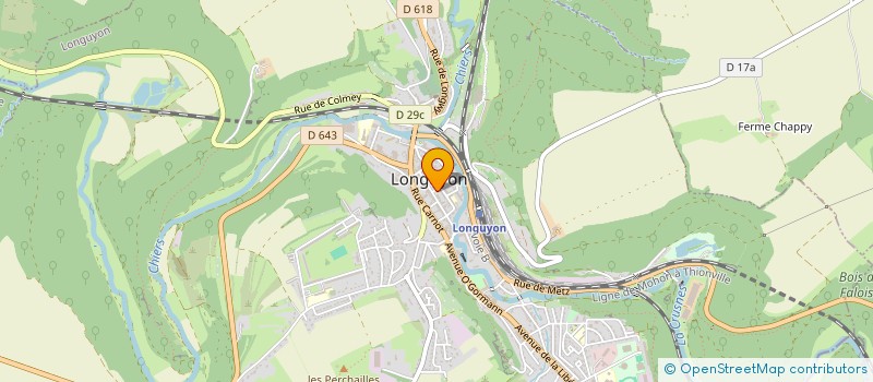 localisation de l'entreprise MADAME SOPHIE BERTRAND  LONGUYON