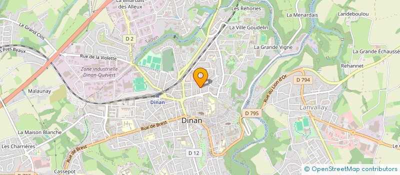 localisation de l'entreprise MADAME SOPHIE BERTRAND à DINAN
