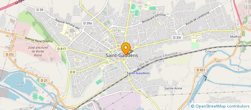 localisation de l'entreprise MADAME SOPHIE BESA  SAINT-GAUDENS