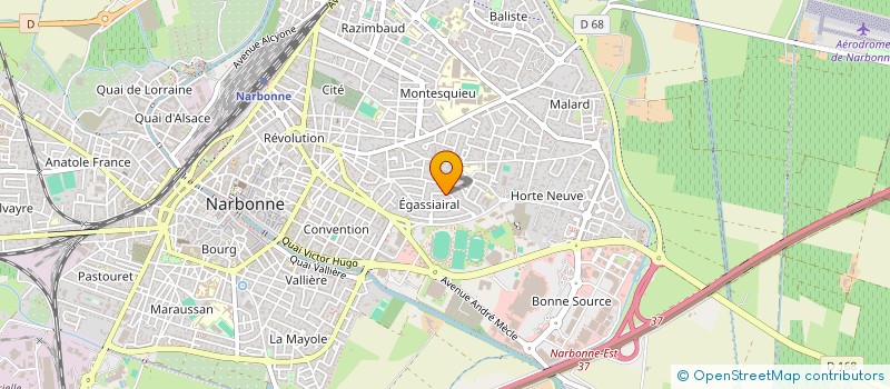 localisation de l'entreprise MADAME SOPHIE BESANCENOT  NARBONNE