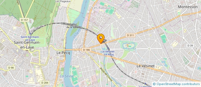 localisation de l'entreprise MADAME SOPHIE BESANCON  LE VESINET