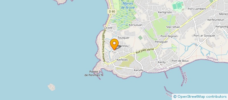 localisation de l'entreprise MADAME SOPHIE BESCOND  PENMARCH