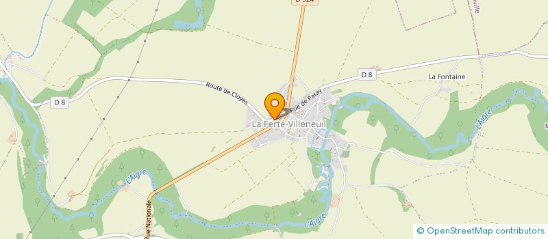 localisation de l'entreprise MADAME SOPHIE BESNARD à CLOYES-LES-TROIS-RIVIERES